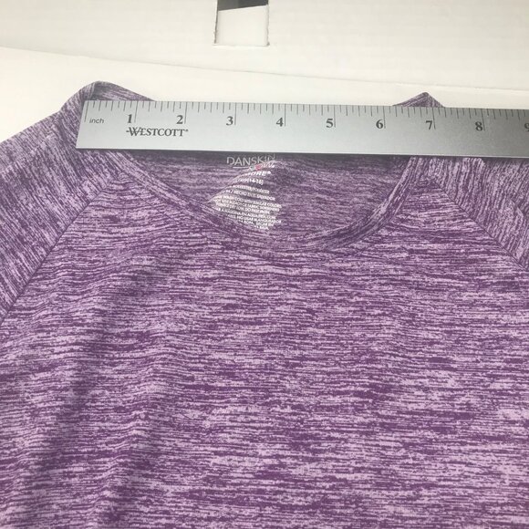 Danskin Now Women's XL 14-16 Purple Long Sleeve Exercise Top Preowned - Picture 5 of 11
